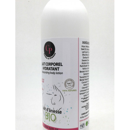 Lait pour le corps au lait d'ânesse BIO et FRAIS parfumé à la fleur de cerisier