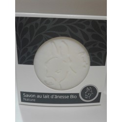 Savon au lait d'anesse bio nature et sans parfum